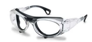 Uvex RX 5505 seal "Schutz gegen Tropfen von Flüssigkeiten" schwarz Scheibe 55mm