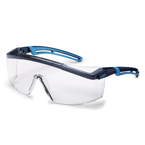 Uvex Schutzbrille astrospec 2.0 blau hellblau 9164065 Bügelbrille