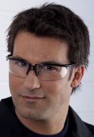 3M Solus0SO Schutzbrille PC klar, schwarz-orange