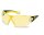 Uvex Schutzbrille pheos cx2 Bügelbrille 9198285 in schwarz/gelb