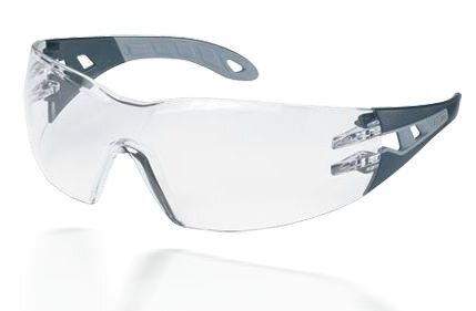 uvex Schutzbrille pheos s Bügelbrille 9192785 anthrazit grau (schmale Version)