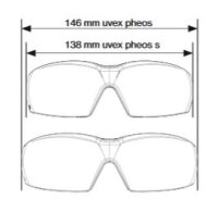 uvex Schutzbrille pheos s Bügelbrille 9192745...