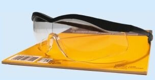 UPIXX PANORAMA Vollsichtbrille schwarz/glasklar, Kunst- stoffglas farblos u. beschlagfrei