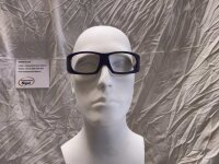 Uvex RX cb 5580 Schutzbrille mit Sehstärke in dunkelblau/grau Scheibe 57mm