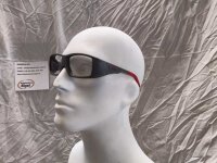 Uvex RX cb 5581 Schutzbrille mit Sehstärke in dunkelrot/grau Scheibe 58mm