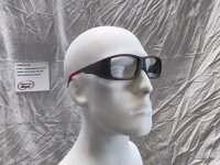 Uvex RX cb 5581 Schutzbrille mit Sehstärke in dunkelrot/grau Scheibe 58mm