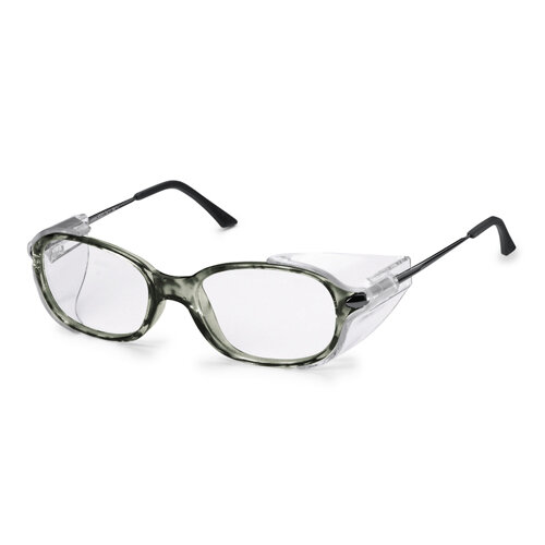 Uvex RX 5503 Schutzbrille mit Sehstärke in grün/grau Scheibe 54mm