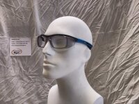 Uvex RX cd 5520 Schutzbrille mit Sehstärke in anthrazit/blau Scheibe 54mm