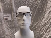 Uvex RX cd 5518 Schutzbrille mit Sehstärke in dunkelbraun/grün Scheibe 54mm