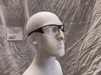 Uvex RX cd 5518 Schutzbrille mit Sehstärke in dunkelbraun/grün Scheibe 54mm