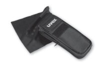 Uvex RX cd 5514 Schutzbrille mit Sehstärke in schwarz/rot Scheibe 55mm Einstärke für die Ferne Polycarbonat inkl. Kratzfestbeschichtung