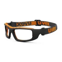 Uvex RX sp 5512 Schutzbrille mit Sehstärke in anthrazit/orange Scheibe 65mm