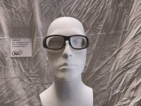 Uvex RX sp 5513 Schutzbrille mit Sehstärke in grau/hellgrün Scheibe 62mm