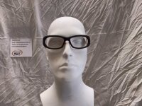 Uvex RX sp 5510 Schutzbrille mit Sehstärke in mattschwarz/orange Scheibe 62mm