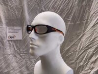 Uvex RX sp 5510 Schutzbrille mit Sehstärke in mattschwarz/orange Scheibe 62mm