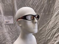 Uvex RX sp 5510 Schutzbrille mit Sehstärke in mattschwarz/orange Scheibe 62mm