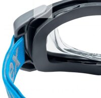 Uvex RX goggle 9501 Schutzbrille mit Sehstärke in anthrazit/blau Scheibe 61mm