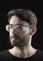 Univet Technical 5X1 RX Schutzbrille mit Sehstärke grün-dunkelgrau