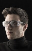 Univet Technical 5X9 Schutzbrille mit Sehstärke gun metallic-vespa grün