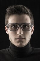 Univet Technical 5X9 Schutzbrille mit Sehstärke gun metallic-grün