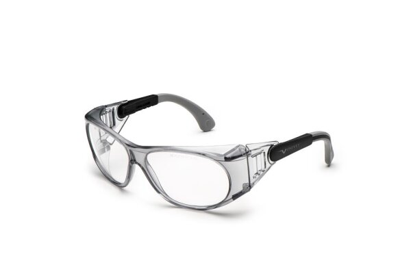Univet Essential 539 Schutzbrille mit Sehstärke schwarz-grau