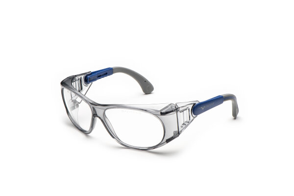 Univet Essential 539 Schutzbrille mit Sehstärke blau-grau