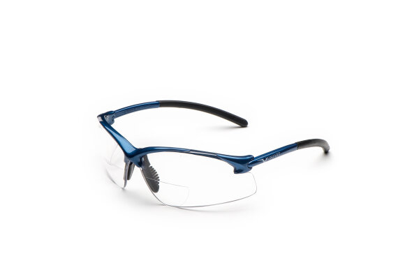 Univet Reading Glasses 552 Schutzbrille mit Sehstärke blau lackiert - ADD +2,50