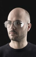 Univet Metall 53608 Schutzbrille mit Sehstärke grau metallic-schwarz