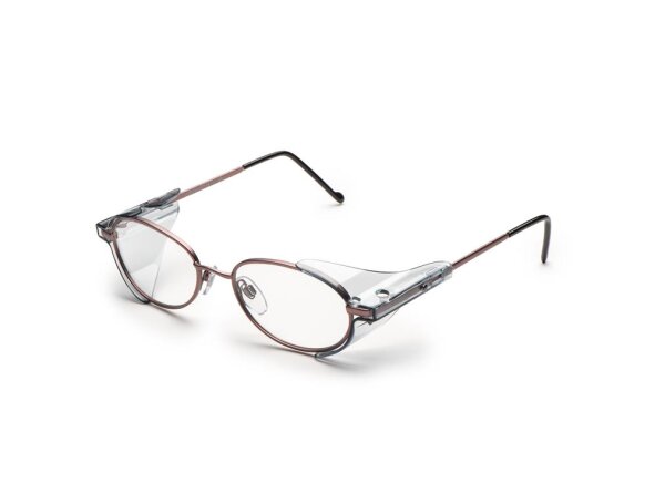Univet Metall 53607 Schutzbrille mit Sehstärke rosa metallic-schwarz