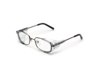 Univet Metall 53606 Schutzbrille mit Sehstärke grau...