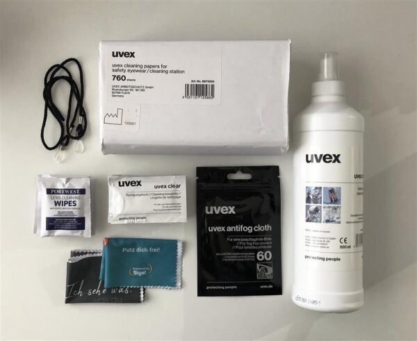 Starterpaket für Uvex-Schutzbrillen