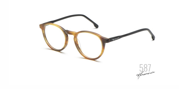 Univet Bildschirmbrille 587 Office Line mit Sehstärke braun