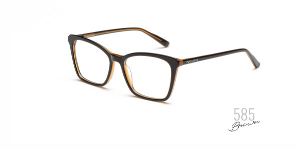 Univet Bildschirmbrille Damen 585 Office Line mit Sehstärke braun