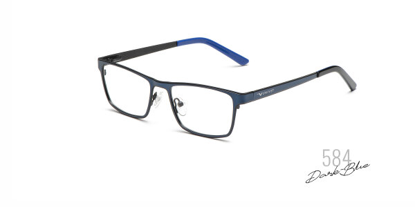 Univet Bildschirmbrille 584 Office Line mit Sehstärke dunkelblau