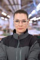 Infield Vision M 5500 Schutzbrille mit Sehstärke silber Scheibe 50mm