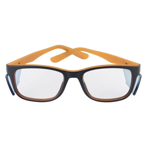 Bollé Safety Kick Schutzbrille mit Sehstärke in Schwarz/Orange K4 54/19