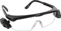 Triuso Schutzbrille mit Beleuchtung 2 LED-Leuchten